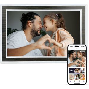 Rock&Rose X14 Digitale Fotolijst - 32 GB - Frameo App - Wifi - Fotokader - 10.1 Inch.