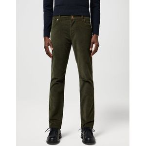 Wrangler - Greensboro - Heren Regular-fit Corduroy - Forest Night - Jeans