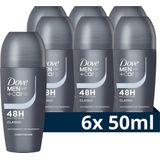 Dove Men Deo Roll On Classic - 6 x 50 ml