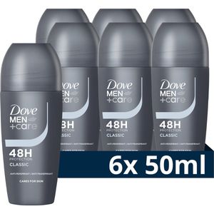 Dove Men Deo Roll On Classic - 6 x 50 ml