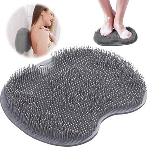 Douche Deurmat - Voet en Rug Schrobber - Massage Pad - Voet Borstel - Massager Reiniger - Anti-slip Zuignappen - Siliconen Massage Pad - Bad Massager Pad - Doucheproducten - Badkameraccessoires Voet Baden