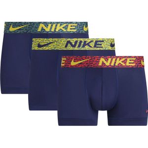 Nike - Dri-FIT Es Trunk - Boxershorts - Blauw - 3 Eenheden