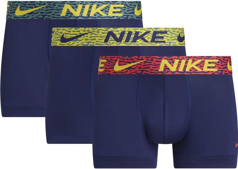 Nike - Dri-FIT Es Trunk - Boxershorts - Blauw - 3 Eenheden
