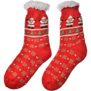 Clayre & Eef Kerstsokken one size Rood Synthetisch