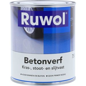 Ruwol Betonverf Standaard Wit 750 ml