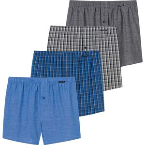 SCHIESSER Geweven boxershorts Verpakking van 4