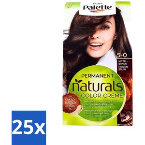 Poly Palette - Haarverf - Middenbruin 5-0 - 115ml - Bulkverpakking - 25 stuks