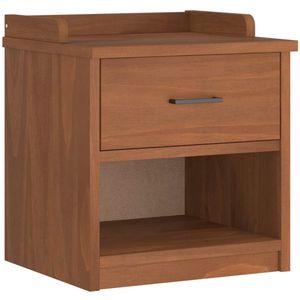 The Living Store Gangbankje SANDNES 45x40x50 cm massief grenenhout - Halbank - Halbanken - Bank - Halbankzitting