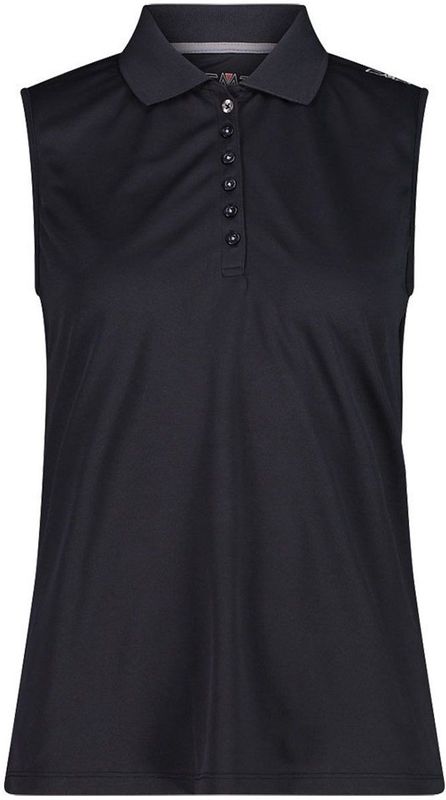 CMP - Damespolo - Mouwloos - Effen - Ademend - Anti-UV-behandeling