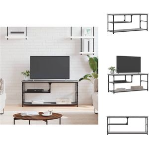 vidaXL TV-meubel Industriële Stijl - 103 x 38 x 46.5 cm - Grijs Sonoma Eiken - Kast