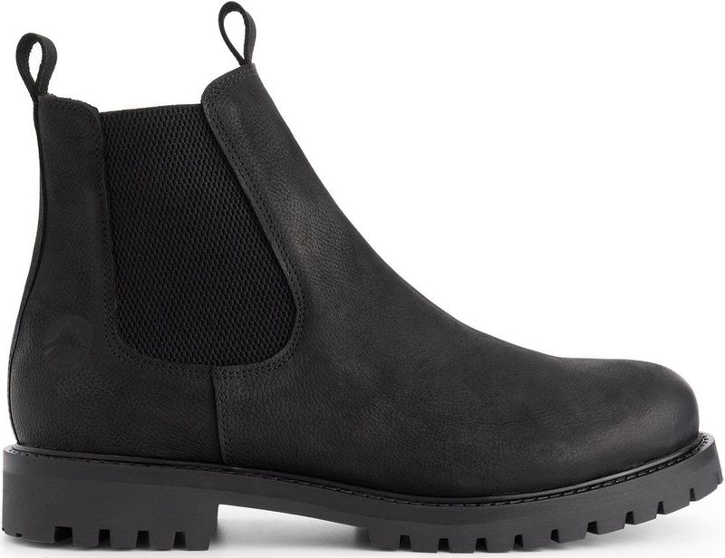 Travelin' - Talvik - Chelsea Boots - Zwart - Nubuck