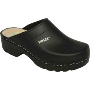 Simson klomp 295 - zwart - 44