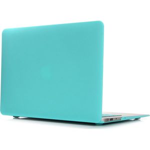 Mobigear Laptophoes geschikt voor Apple MacBook Air 13 Inch (2010-2019) Hoes Hardshell Laptopcover MacBook Case | Mobigear Matte - Turquoise - Model A1369 / A1466