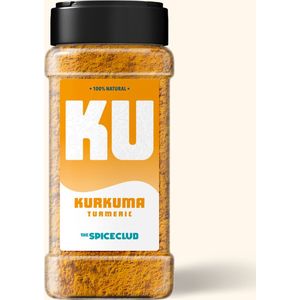 The Spice Club - Kurkuma Gemalen - 100 gram - Vierkant - Kruidenpotjes - Met deksel - 100% Natuurlijk