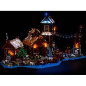Light My Bricks - Verlichtingsset geschikt voor LEGO Viking Village 21343