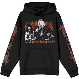Motley Crue Shout At The Devil Flame Heren Trui met capuchon - zwart - L