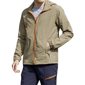 Drogende Windjack voor Heren - Lichtgewicht en Ademend met Capuchon