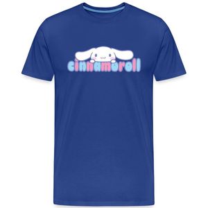 Cinnamoroll Gluurt Over De Letters Premium T Shirt Heren