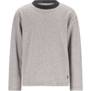 Like Flo winter t-shirt jongens - grijs - Dover - gestreept/longsleeve