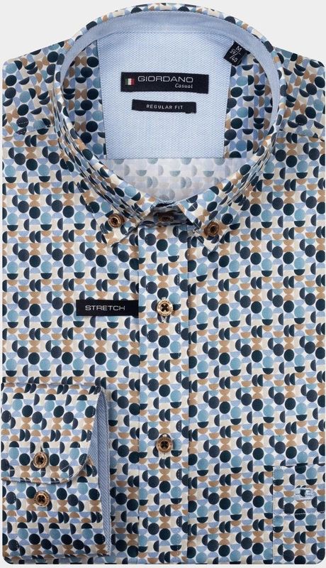 Giordano - Ivy Long Sleeve - Overhemd - Blauw