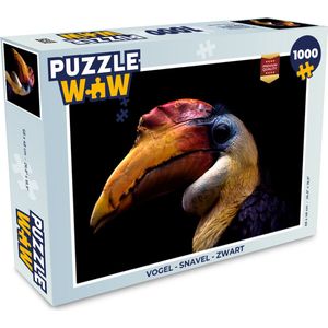 Puzzel Vogel - Snavel - Zwart - Legpuzzel - Puzzel 1000 stukjes volwassenen
