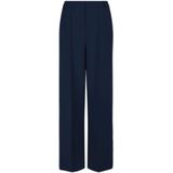 Dante 6 - Broek - Blauw - Viscose - High-waisted Wijde Broek