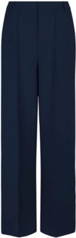 Dante 6 - Broek - Blauw - Viscose - High-waisted Wijde Broek