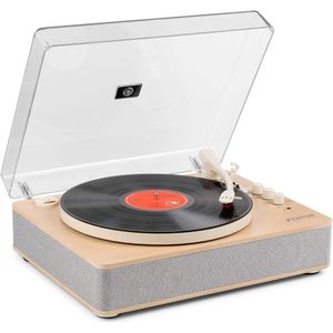 Platenspeler Bluetooth (in/uit) - Fenton RP162S - retro platenspeler met speakers (stereo) en mp3 speler - Beige