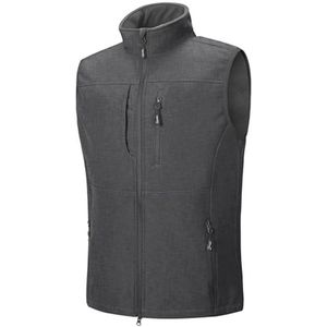 Waterdicht en Winddicht Mouwloos Softshellvest voor Heren met Meerdere Zakken - Ideaal voor Outdoor Activiteiten