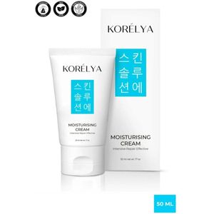 Korelya - Moisturising Cream 50 (ml.) | Intense Hydraterende Crème op Waterbasis - Geschikt voor alle huidtypen