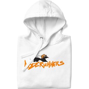 Bitcoin Hoodie | Noderunners Honeybadger | Kleur Wit | Maat S | Unisex | By BitPopArt® | Bitcoin cadeau | Bitcoin Trui | Bitcoin Hoodie | Bitcoin Merch | Bitcoin Kleding | Crypto Kleding