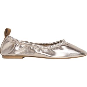 Pepe Jeans Poppy Logo Ballerina´s Goud EU 38 Vrouw