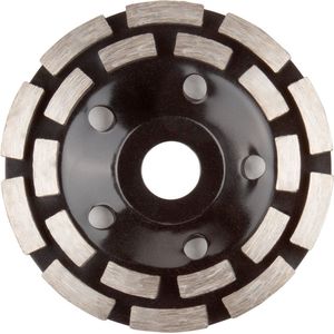 Parkside Diamant Komschijf - Dubbele Rij - Toepassing: natuursteen, beton, metselwerk, dekvloer, tegellijm - Diameter: 125 mm - Boring: 22,23 mm - Geschikt voor alle gangbare haakse slijpers - Met boring – geschikt voor gebruik met afzuigkappen