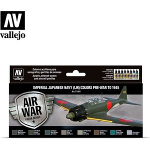 Vallejo val71169 - Model Air - Imperial Japanese Navy (IJN) colors pre-war to 1945 Set 8 x 17 ml