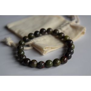 Jaspis Drakenbloed - Kristallen armband - Armband