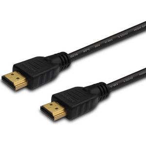 Savio CL-34 HDMI kabel 10 m HDMI Type A (Standaard) Zwart