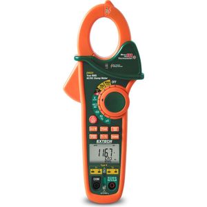 Extech EX623 ac/dc stroomtang - CATIII 600V - 400A AC/DC - contactloze spanningsdetector - infrarood thermometer