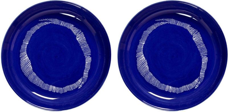 Serax - Feast By Ottolenghi - Diep Bord - Donkerblauw - Set Van 2 - Ø22 cm