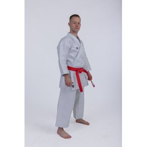 Karatepak Arawaza Black Diamond | WKF-approved kata-pak | Wit (Maat: 190)