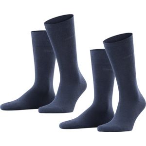 Esprit Basic Uni 2-Pack duurzaam organisch katoen multipack sokken heren blauw - Maat 47-50