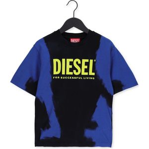 Diesel Tjustb84 Over Polo's & T-shirts - Blauw