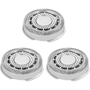 3 vervangende scheerkop geschikt voor Philips SH90 9000 serie - S8860, S9911, S9731, S9711, RQ12 - 3 stuks scheermesjes