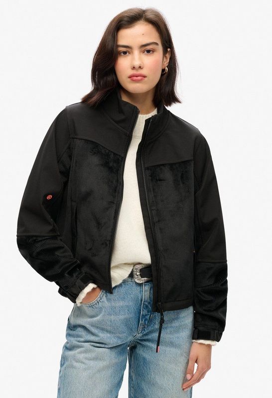 Superdry - Drop Needle Trekker jas van velours - Dames