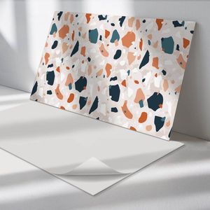 Wallfluent Vinyl Wandpaneel - Abstract steenpatroon Wandpaneel PVC - 100 cm x 50 cm - Romig Vinyl Wandpaneel - Set van 1 - Rechthoekig Wandbekleding Vinyl - Texturen Wandpaneel - Zelfklevend Wandpaneel - Wandpaneel Keuken en Badkamer