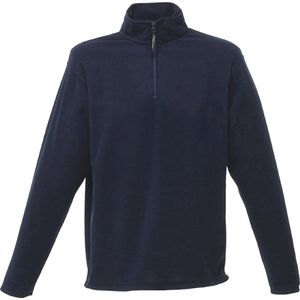 Donker Blauw dunne fleece trui met halve rits merk Regatta maat 2XL