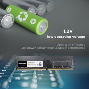 16 GB DDR4 2666 MHz UDIMM Geupgrade Ram Geheugen - 8GB x 2 - PC4-21300 CL19 1.2V - 288 Pin - Ongebuffered ECC - Desktop Only