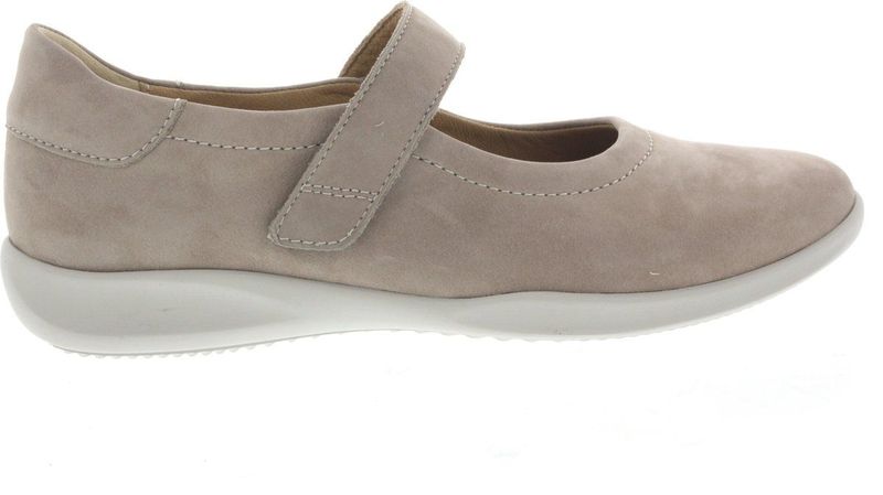 Hartjes - Goa - Ballerina - Beige - Nubuck Leer - Uitneembaar Voetbed