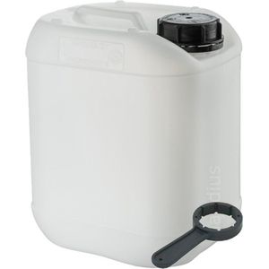 Jerrycan - 5 liter – met sleutel – handig stapelbaar – UN gekeurd – voor water en gevaarlijke vloeistoffen – inclusief dop – totaal te legen