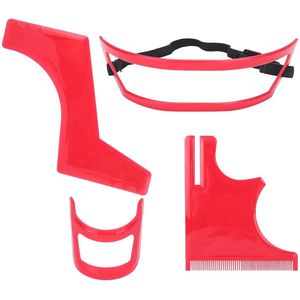 Allecto Plus - Baardvormings- en stylingset met 4 tools voor het trimmen en stylen van je baard