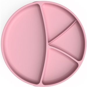 Everyday Baby - Silicone bord met vakken - Met zuignap - Roze
